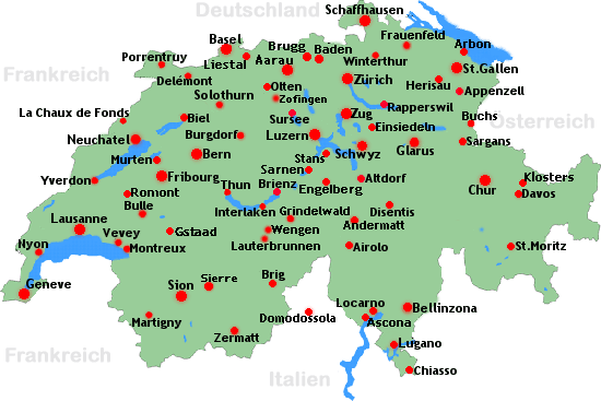 schweizerische Stadte